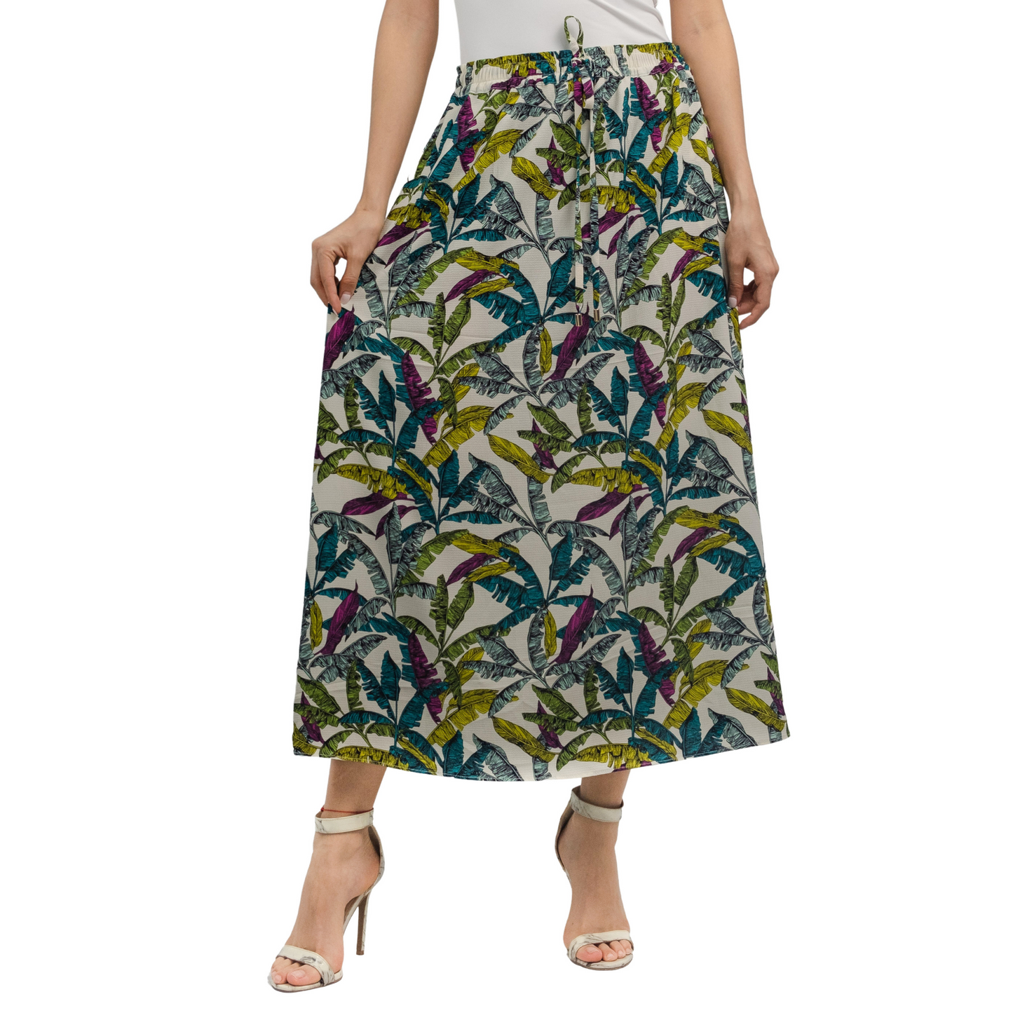 Business casual outlet printed skirt